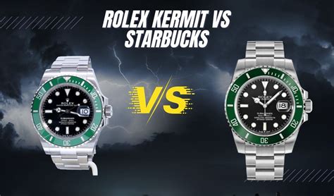 rolex starbax|Rolex Starbucks vs kermit.